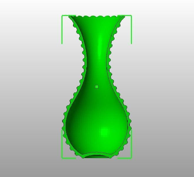 Flower Vase 3D print model_16