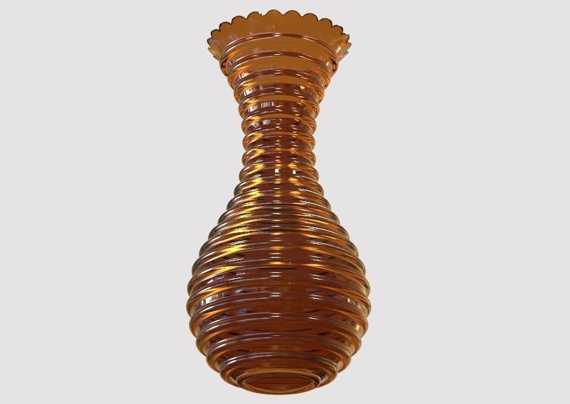Flower Vase 3D print model_3