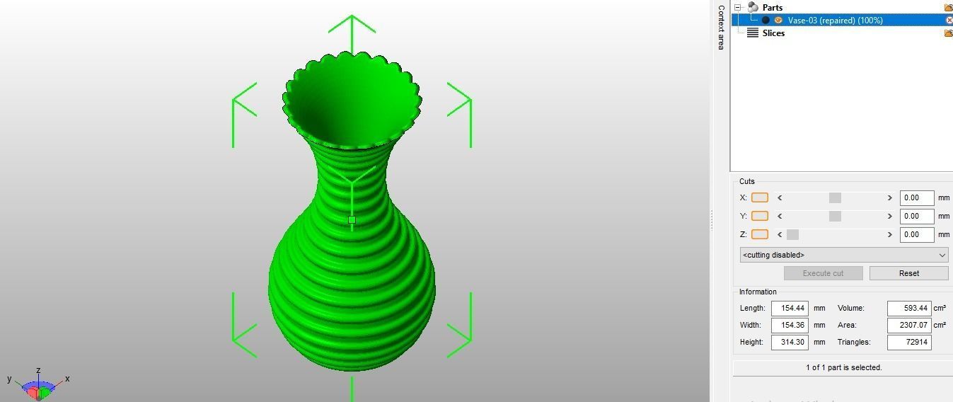 Flower Vase 3D print model_14