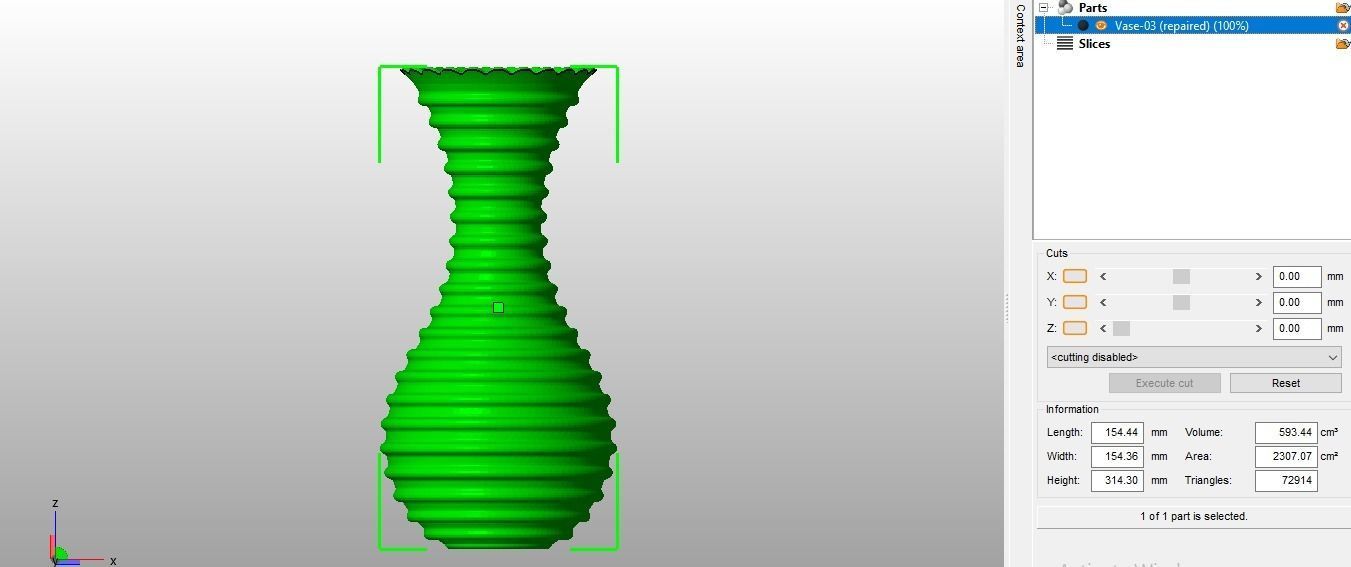 Flower Vase 3D print model_15