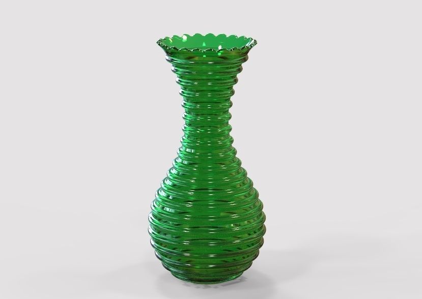 Flower Vase 3D print model_24