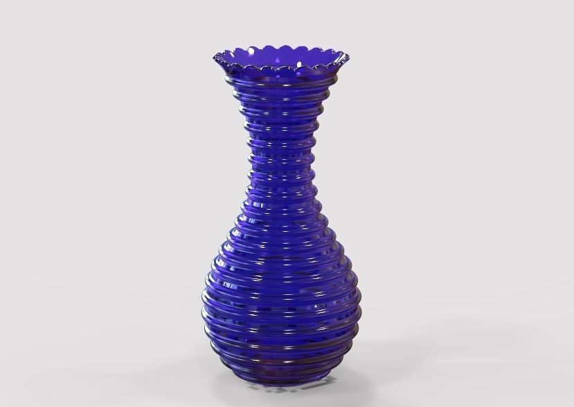 Flower Vase 3D print model_23