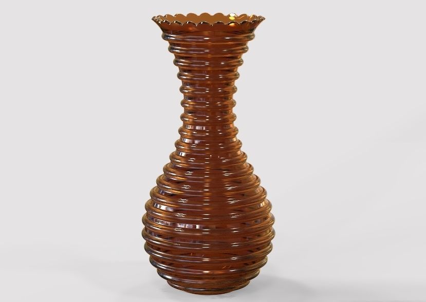 Flower Vase 3D print model_31