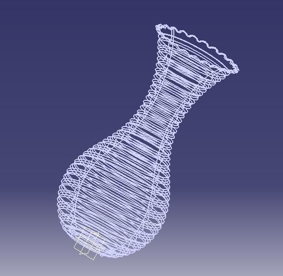 Flower Vase 3D print model_13