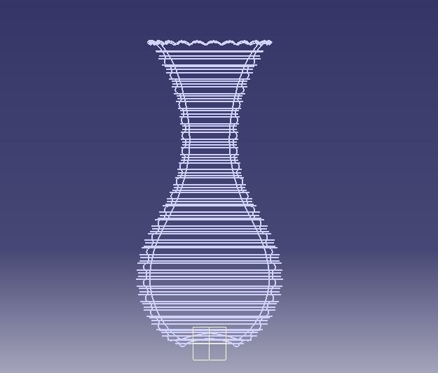 Flower Vase 3D print model_5