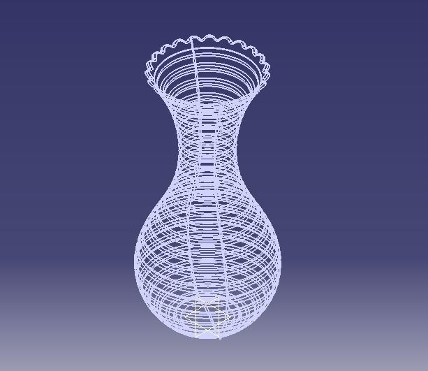 Flower Vase 3D print model_7