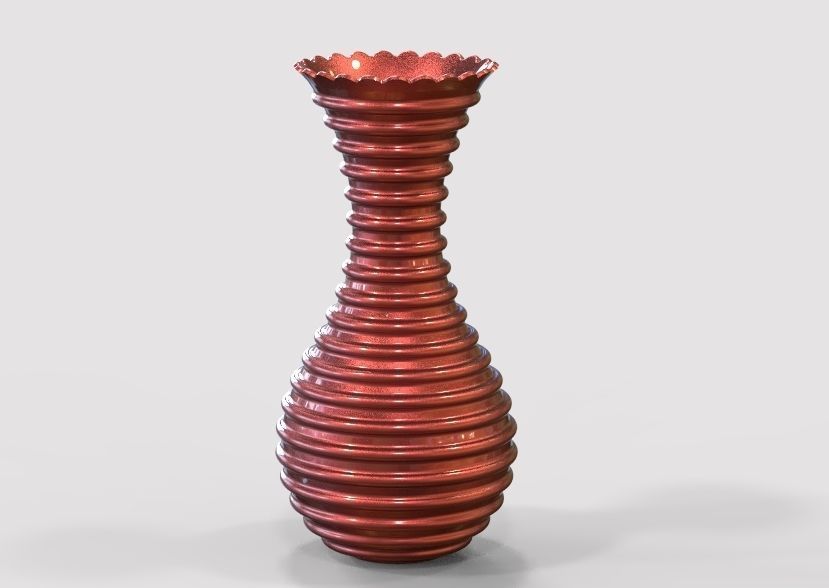 Flower Vase 3D print model_1
