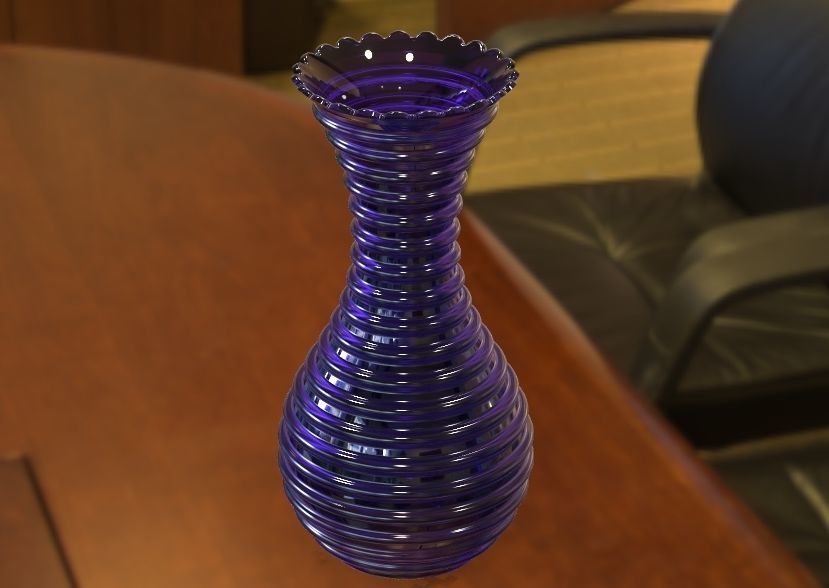 Flower Vase 3D print model_29