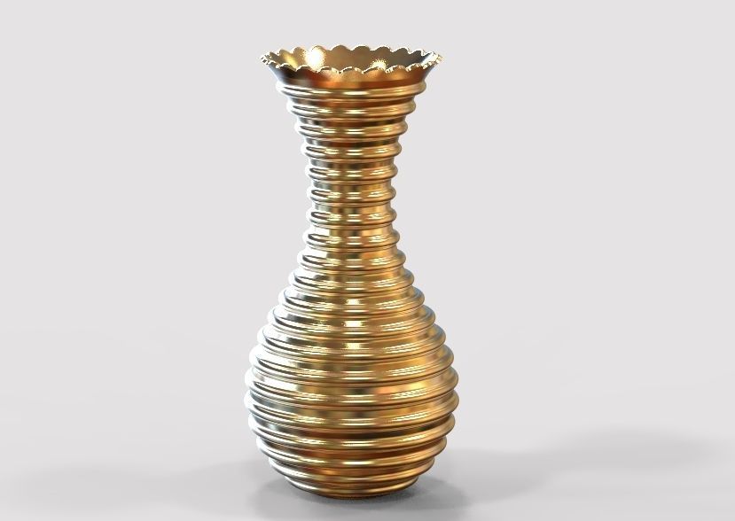 Flower Vase 3D print model_39