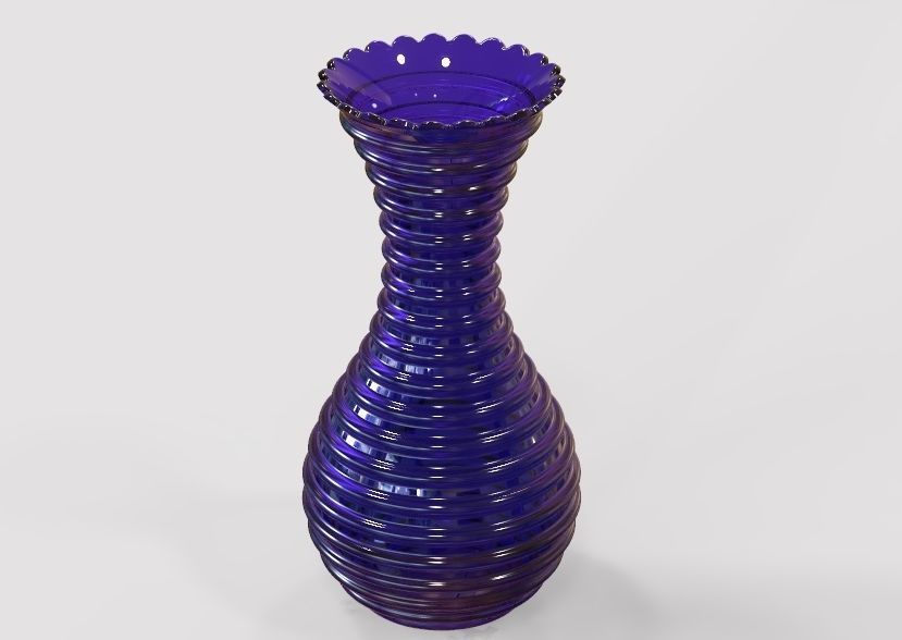 Flower Vase 3D print model_30