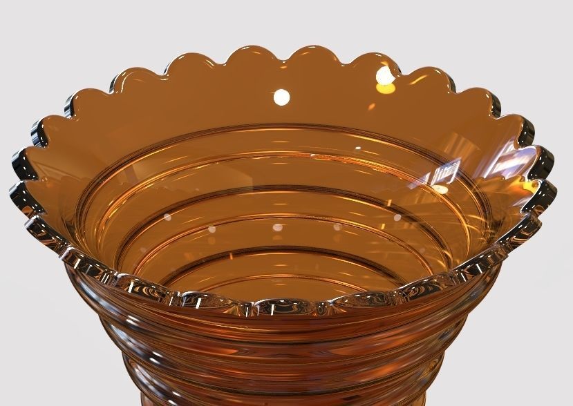 Flower Vase 3D print model_38