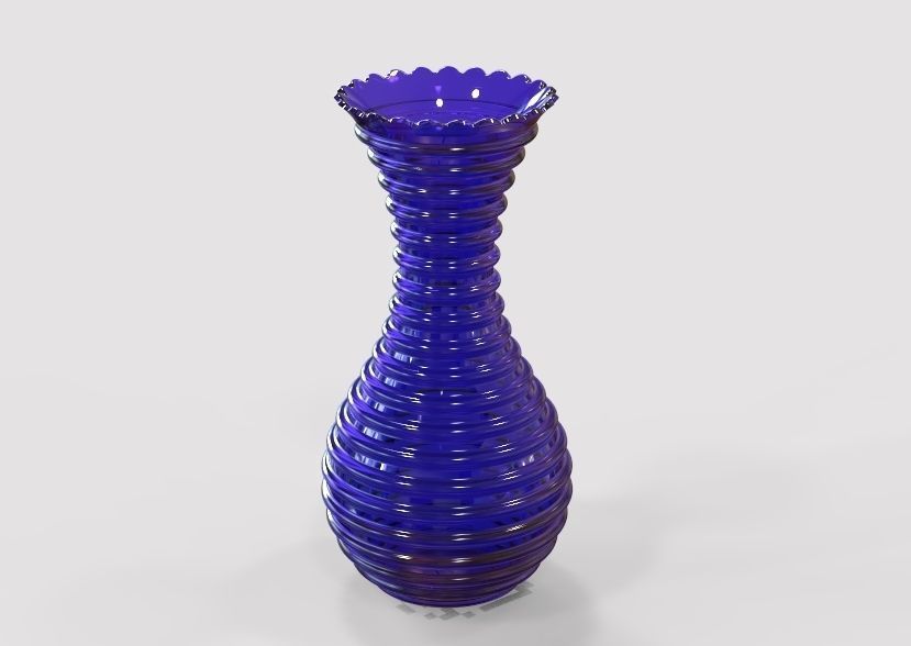 Flower Vase 3D print model_22