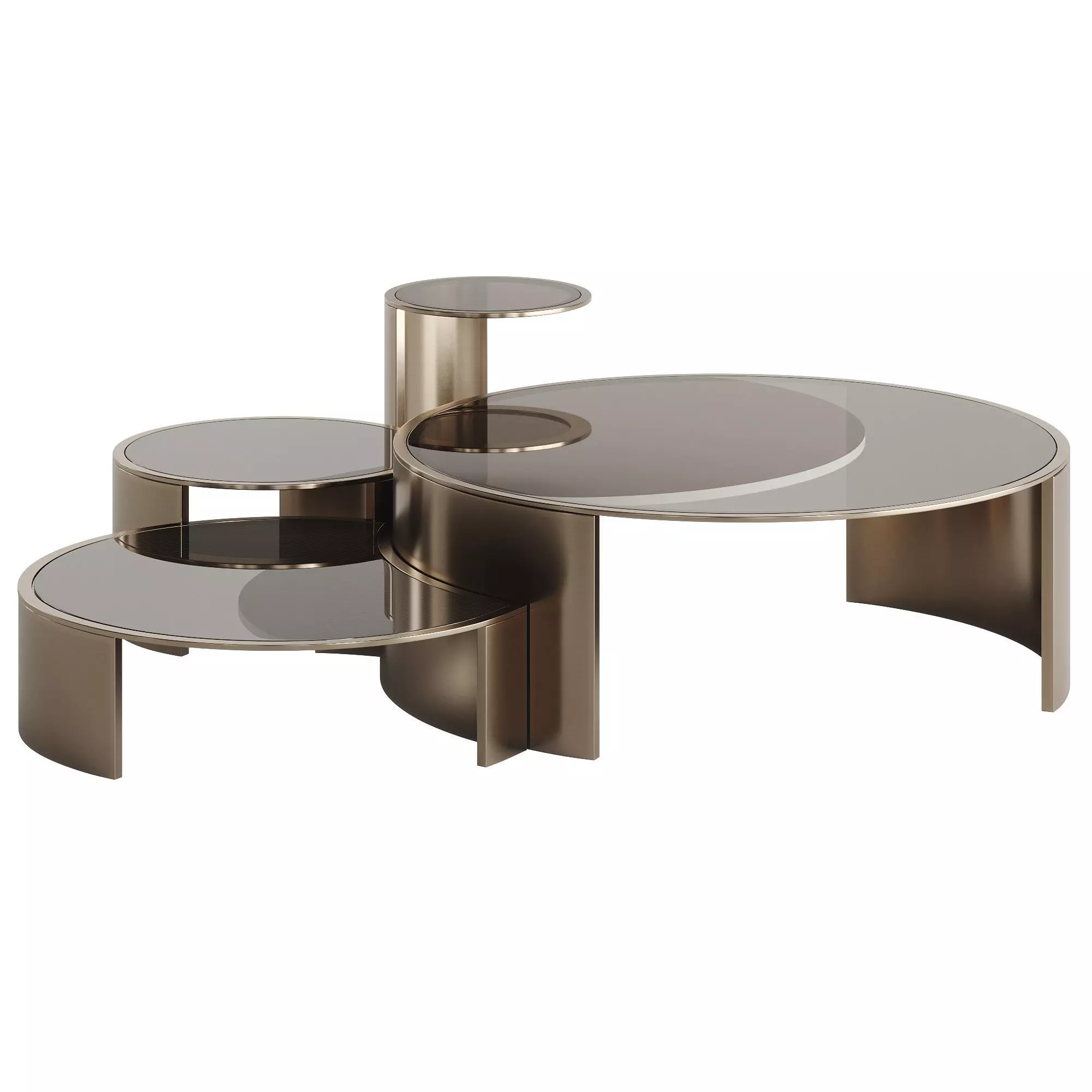 FENDI CONSTELLATION LITE COFFEE TABLE Low-poly 3D model_0