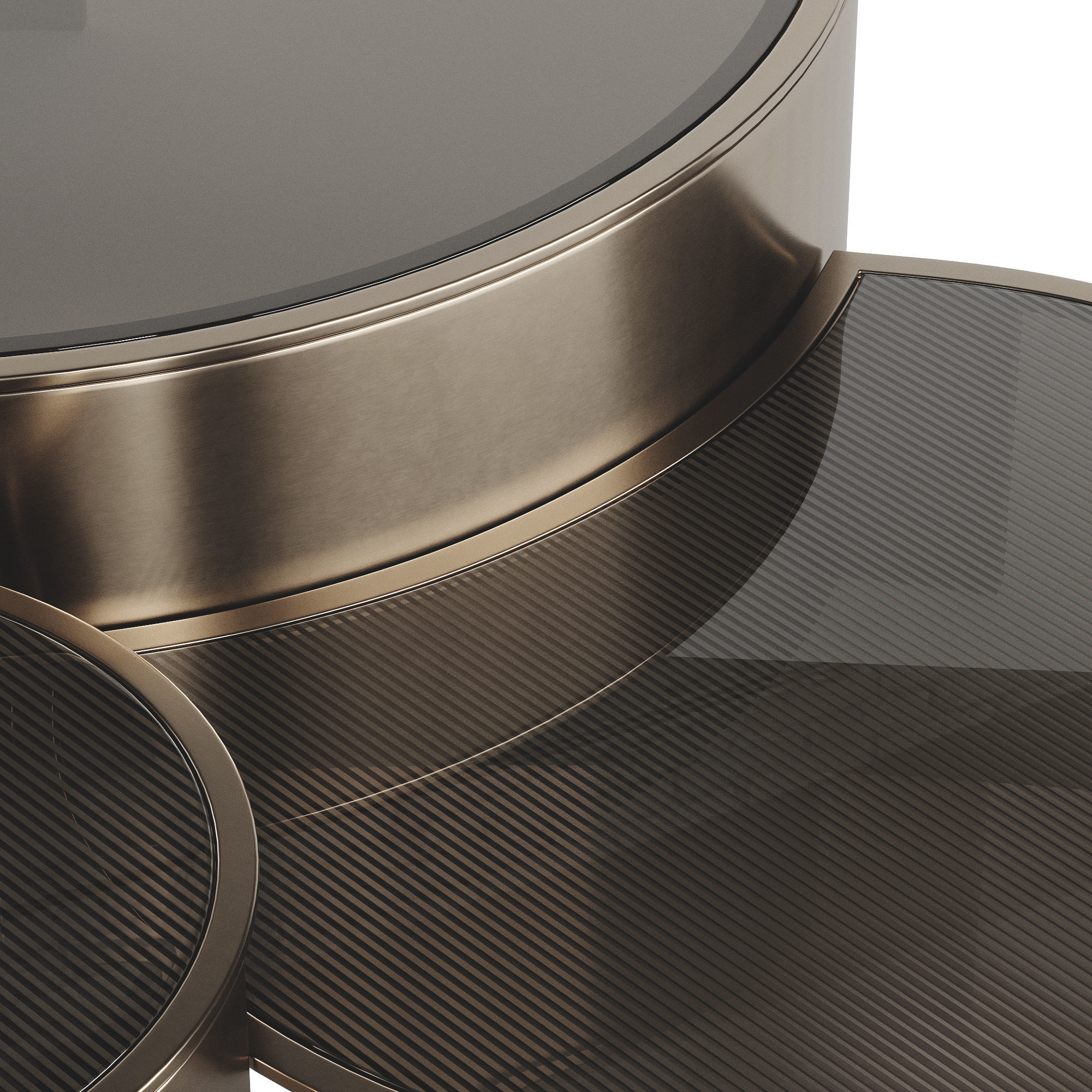 FENDI CONSTELLATION LITE COFFEE TABLE Low-poly 3D model_3