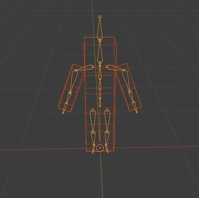 MINECRAFT ALEX - STEVE - ZOMBI RIGGED PACK Low-poly 3D model_14