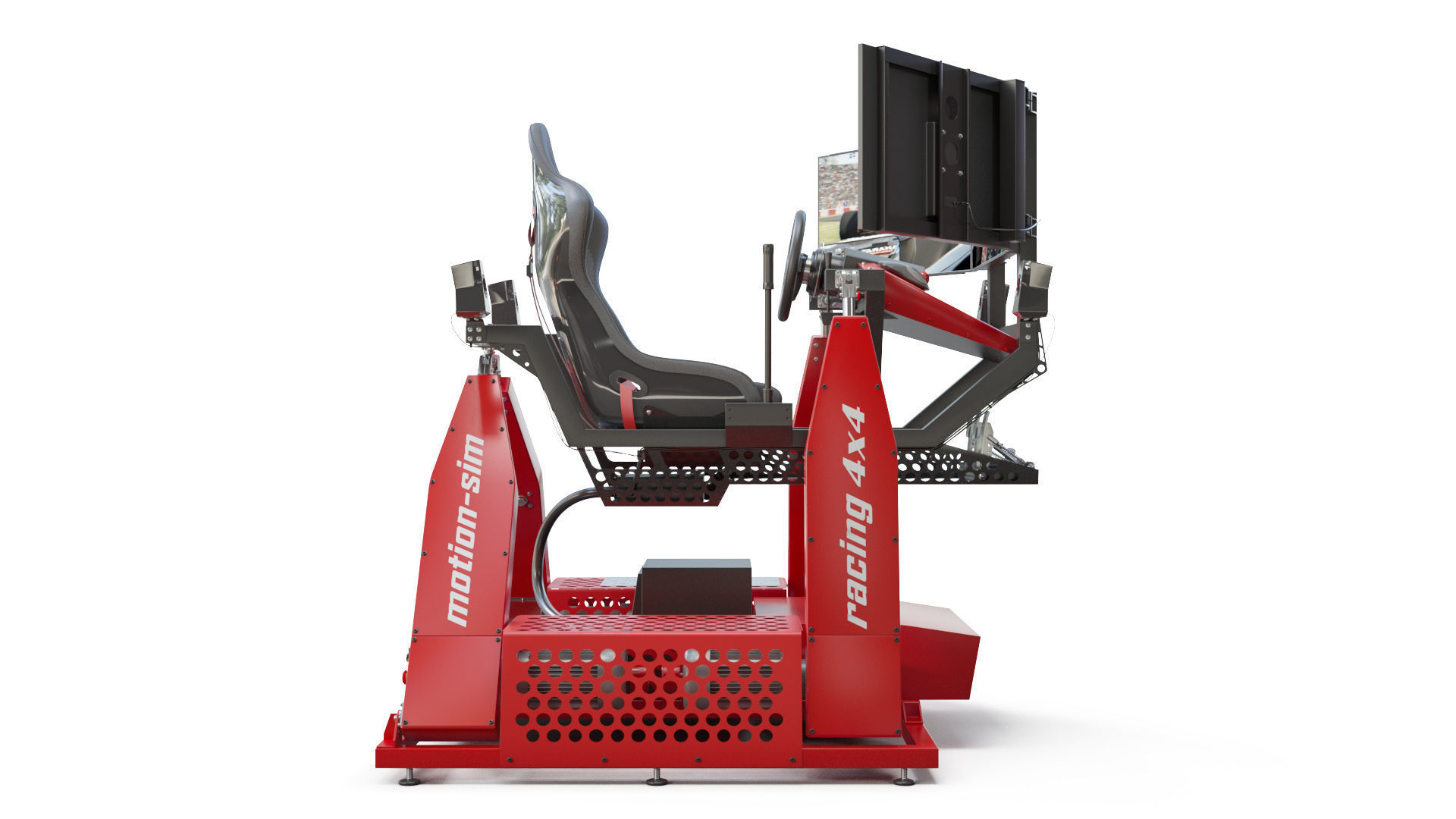 Racing Game Simulator motion sim 3D model_2