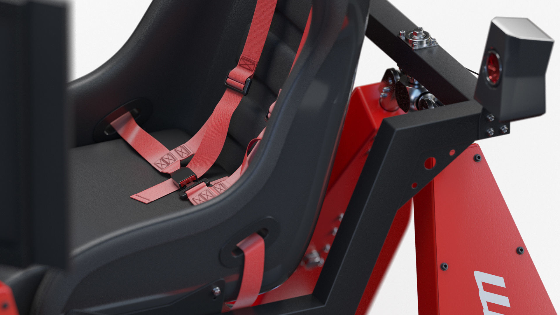 Racing Game Simulator motion sim 3D model_9