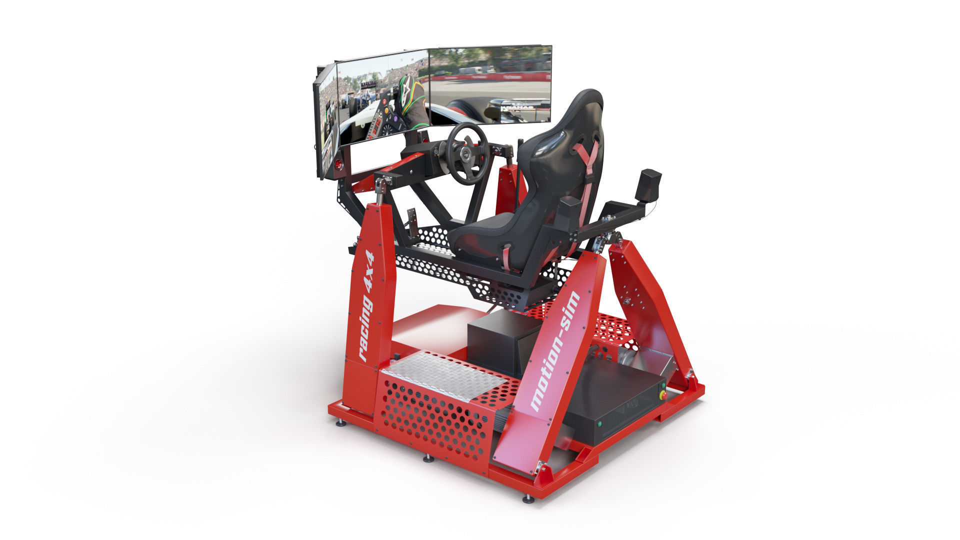 Racing Game Simulator motion sim 3D model_14