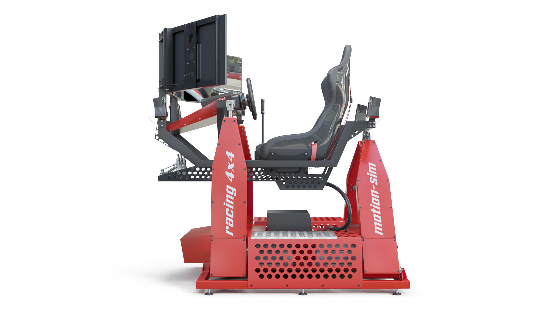 Racing Game Simulator motion sim 3D model_1