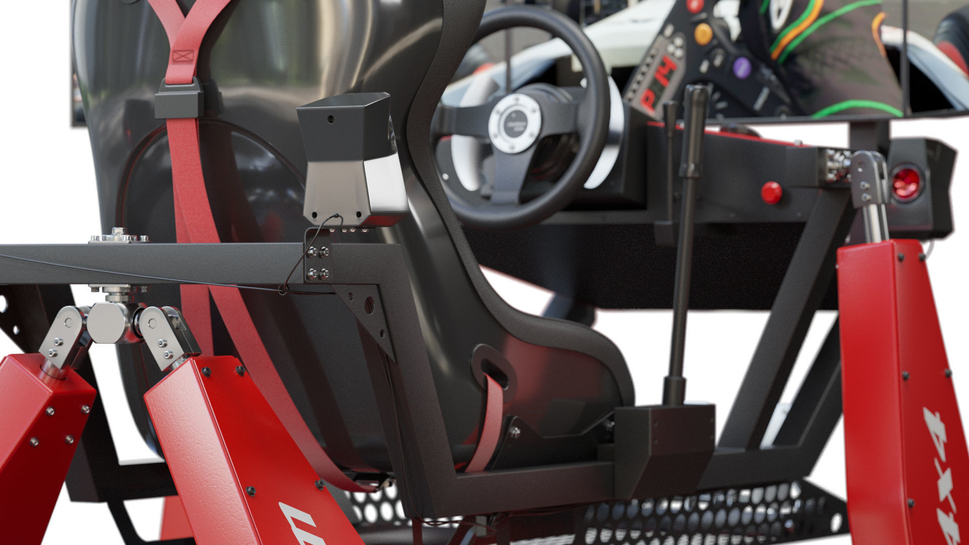 Racing Game Simulator motion sim 3D model_15