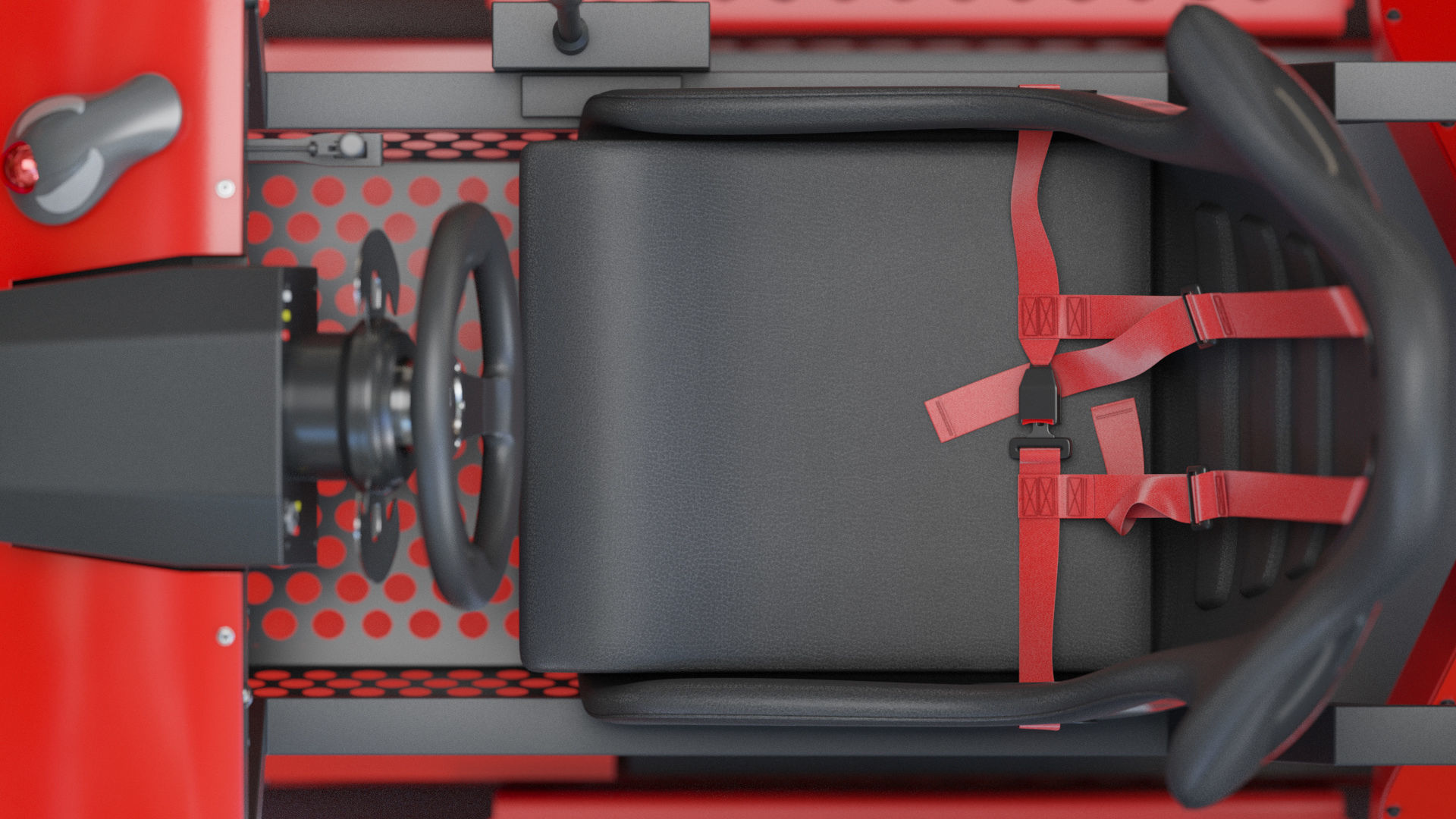 Racing Game Simulator motion sim 3D model_11