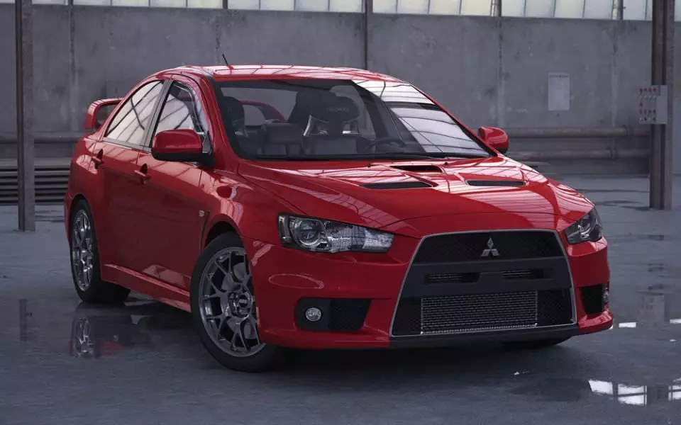 Mitsubishi Lancer Evo X 3D model_0