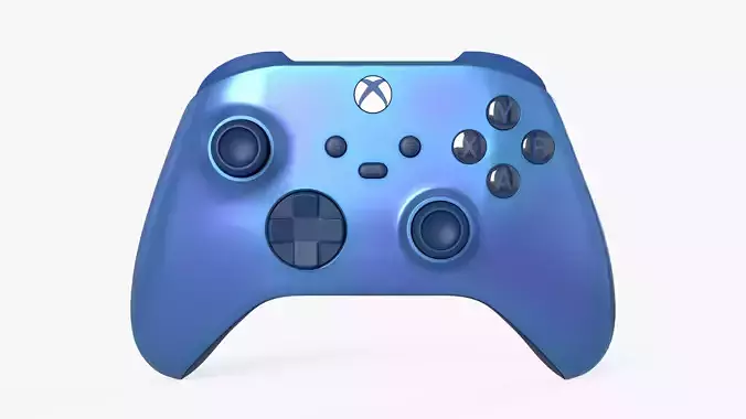 Xbox Controller Aqua Shift Special Edition Low-poly 3D model