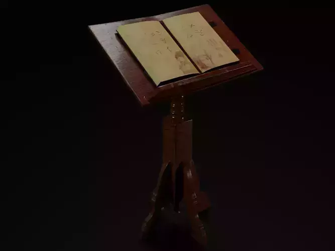 Book and Pedestal