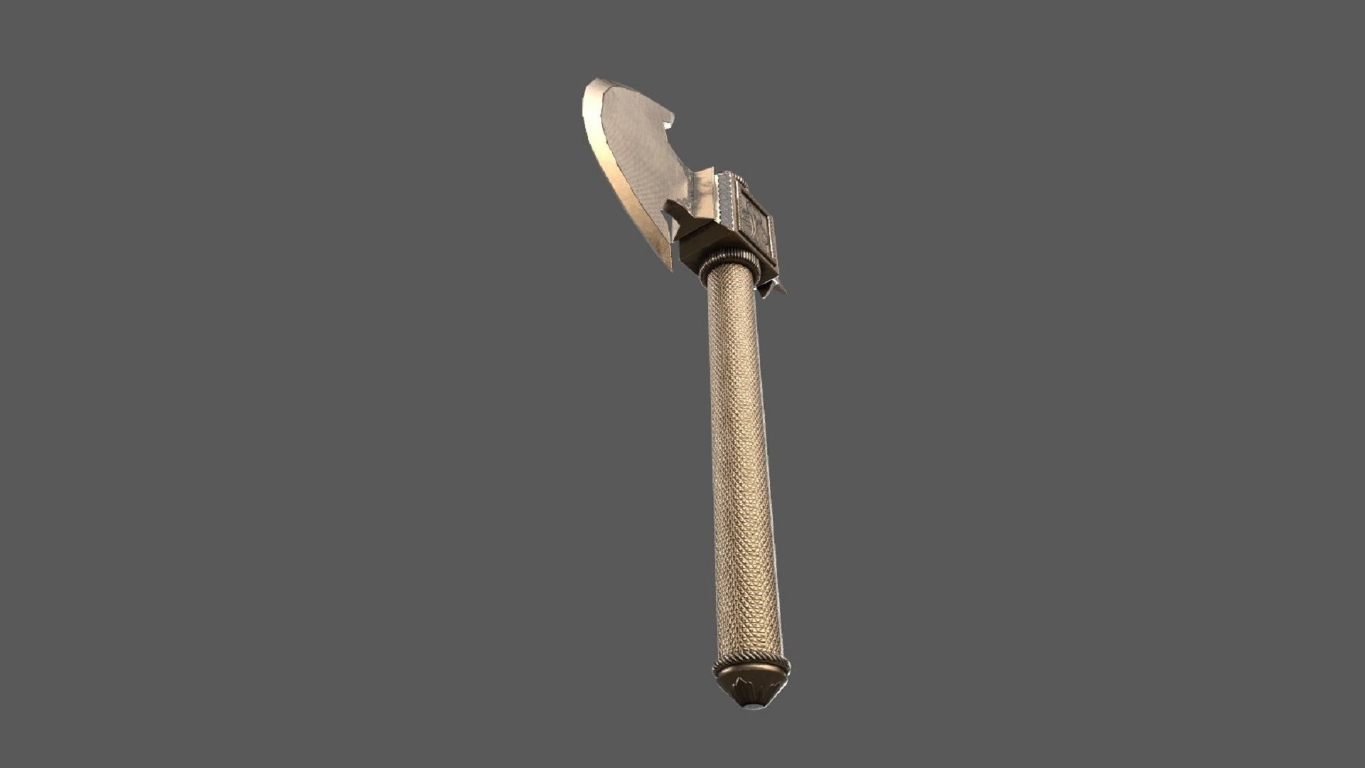 Stylized Axe Weapon PBR low-poly game ready Low-poly 3D model_4