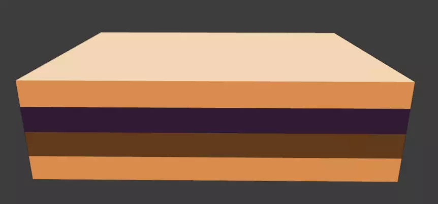 Peanut Butter and Jelly Sandwich Free low-poly 3D model