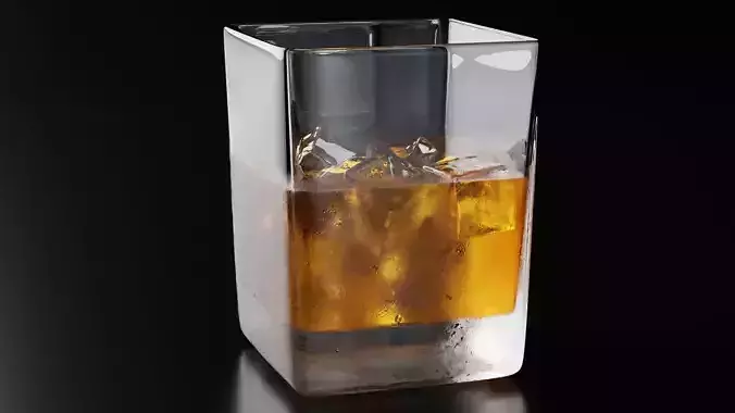 Old-Fashioned aka Rock glass 2 3D model