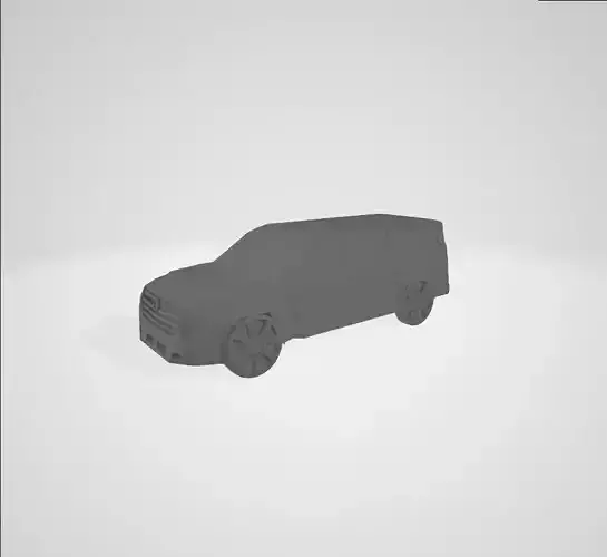 Escalade suv Low-poly 3D model