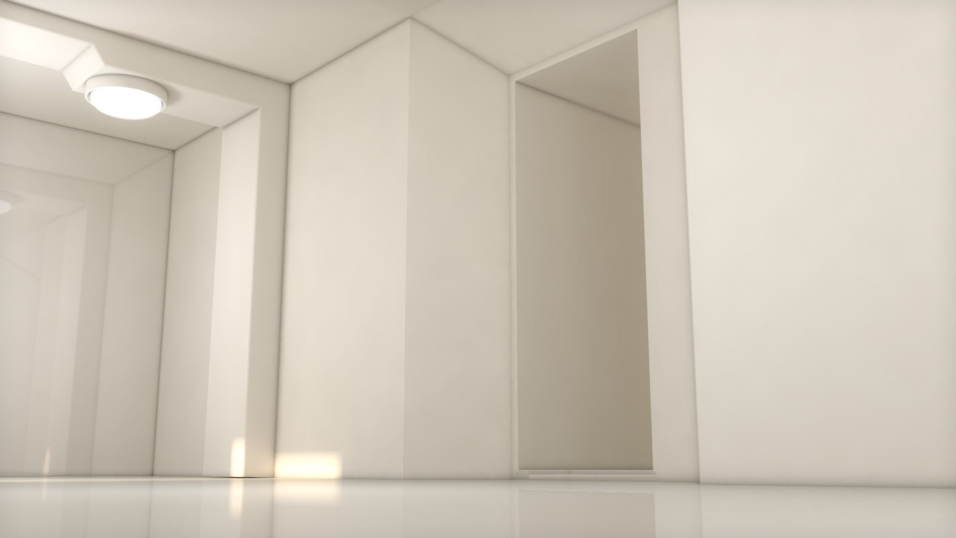 Sci Fi Tunnel 3D model_5