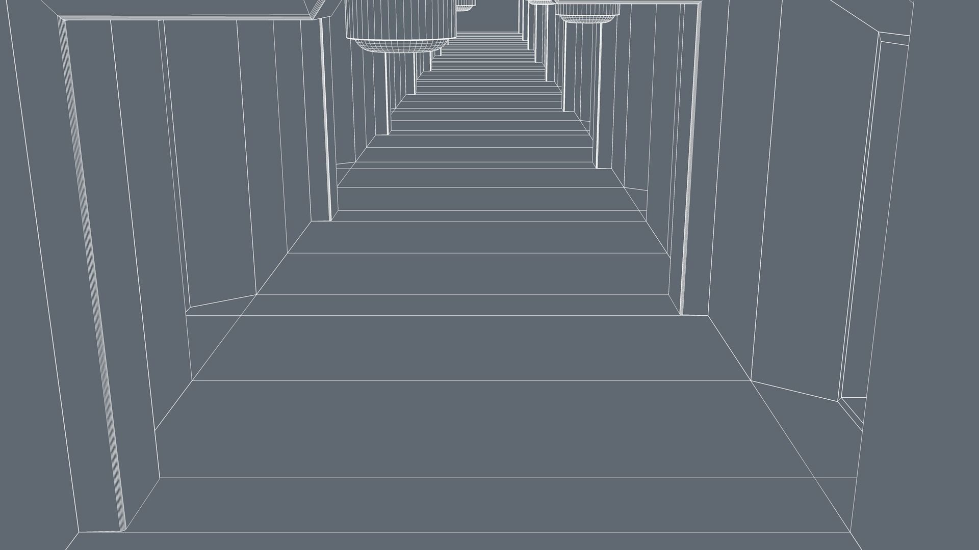 Sci Fi Tunnel 3D model_8