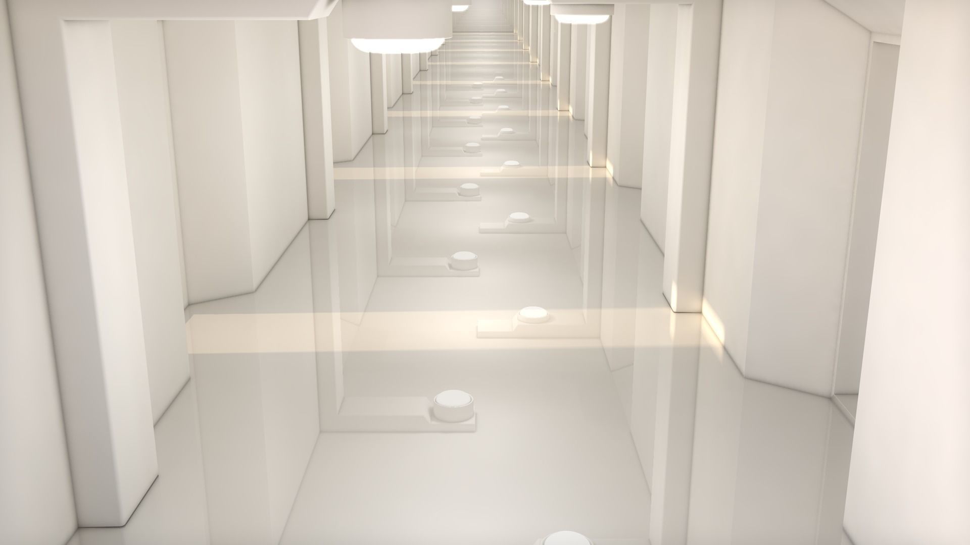 Sci Fi Tunnel 3D model_2