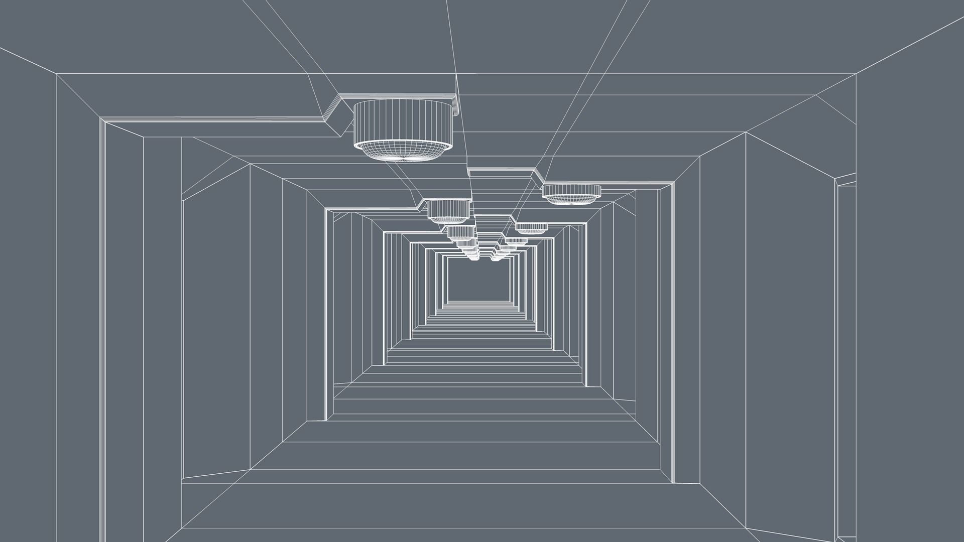 Sci Fi Tunnel 3D model_6