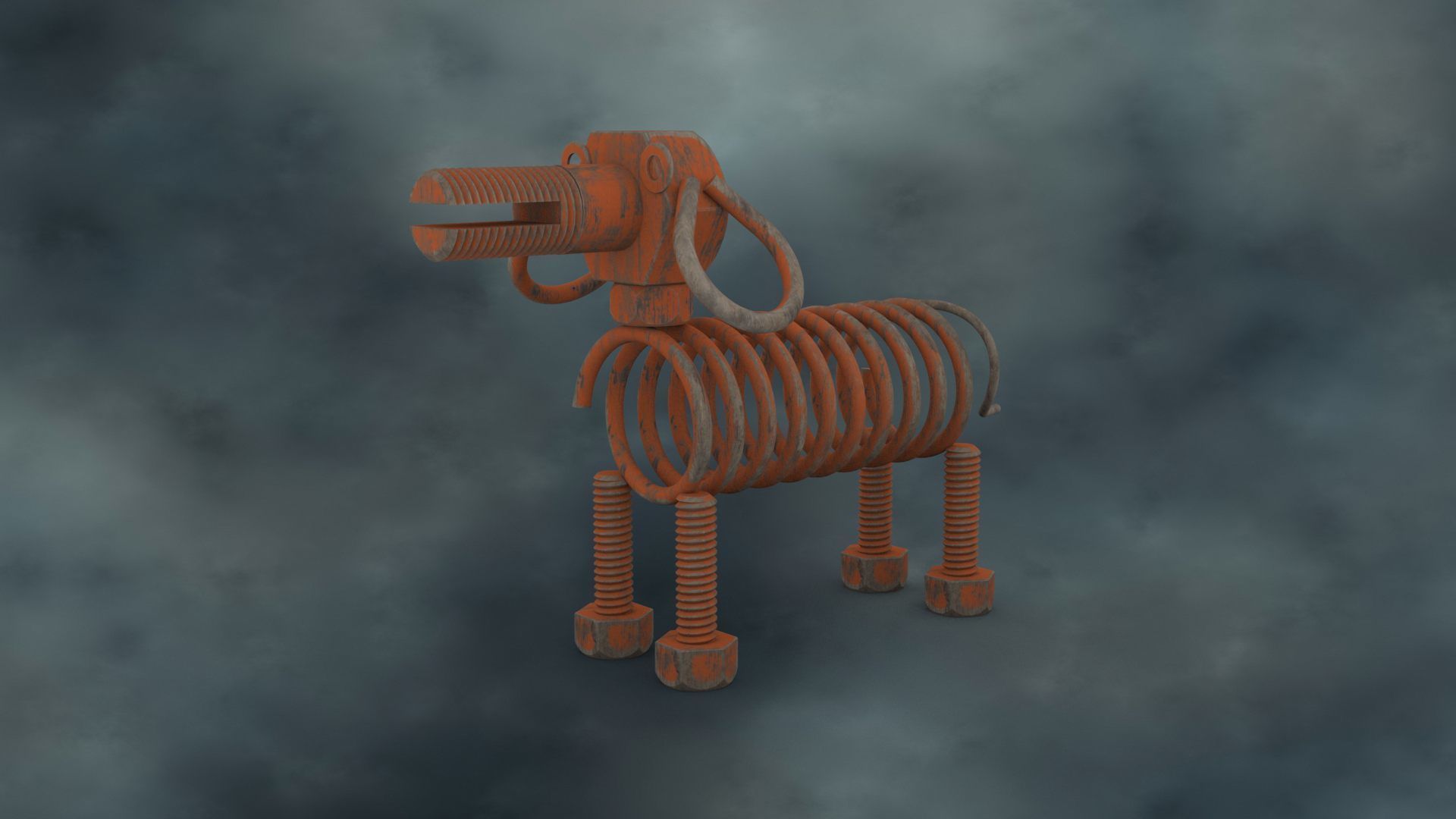DOGR-003 Dog Parts 3D model_5