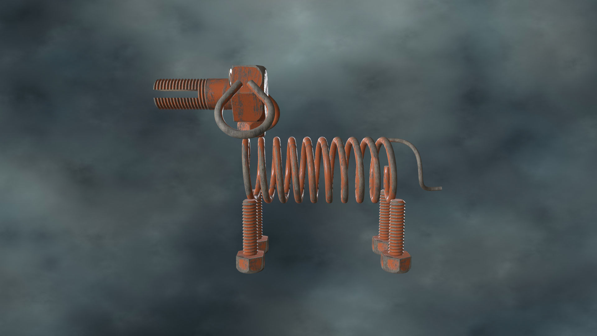 DOGR-003 Dog Parts 3D model_4