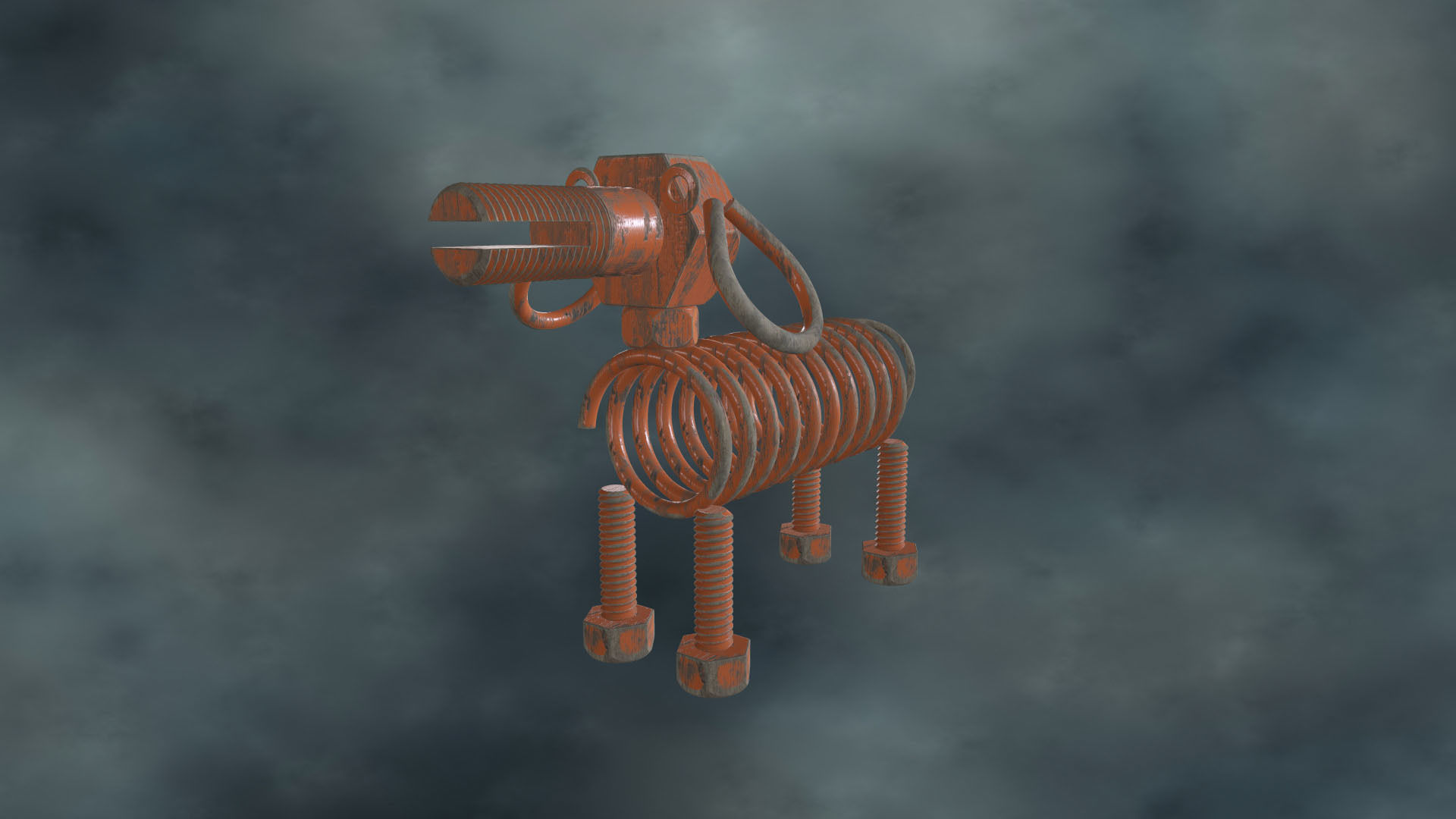 DOGR-003 Dog Parts 3D model_2