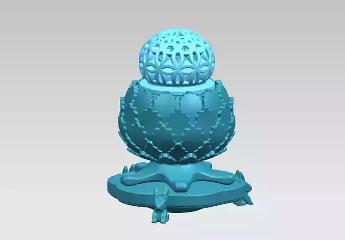 Incense Burner Celadon with openwork decoration