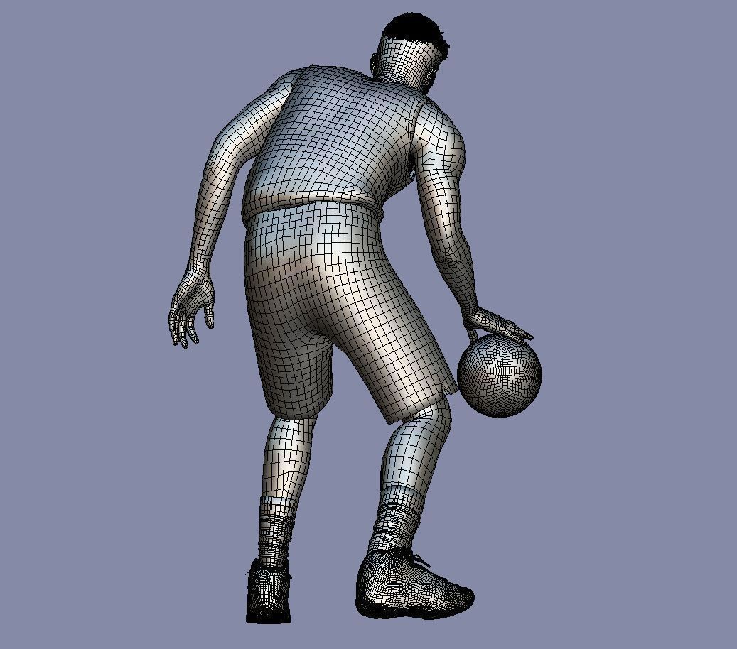 3D Rigged Luka Doncic NBA 3D model_8