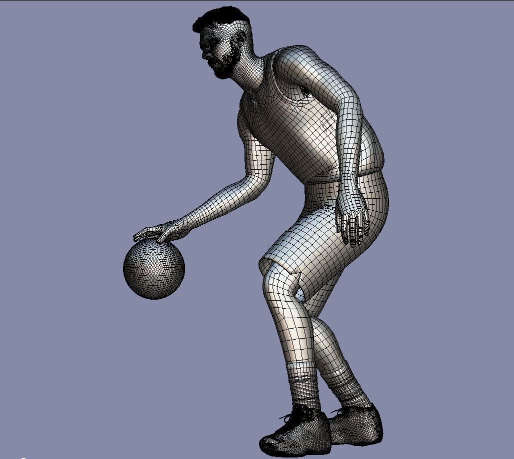 3D Rigged Luka Doncic NBA 3D model_7