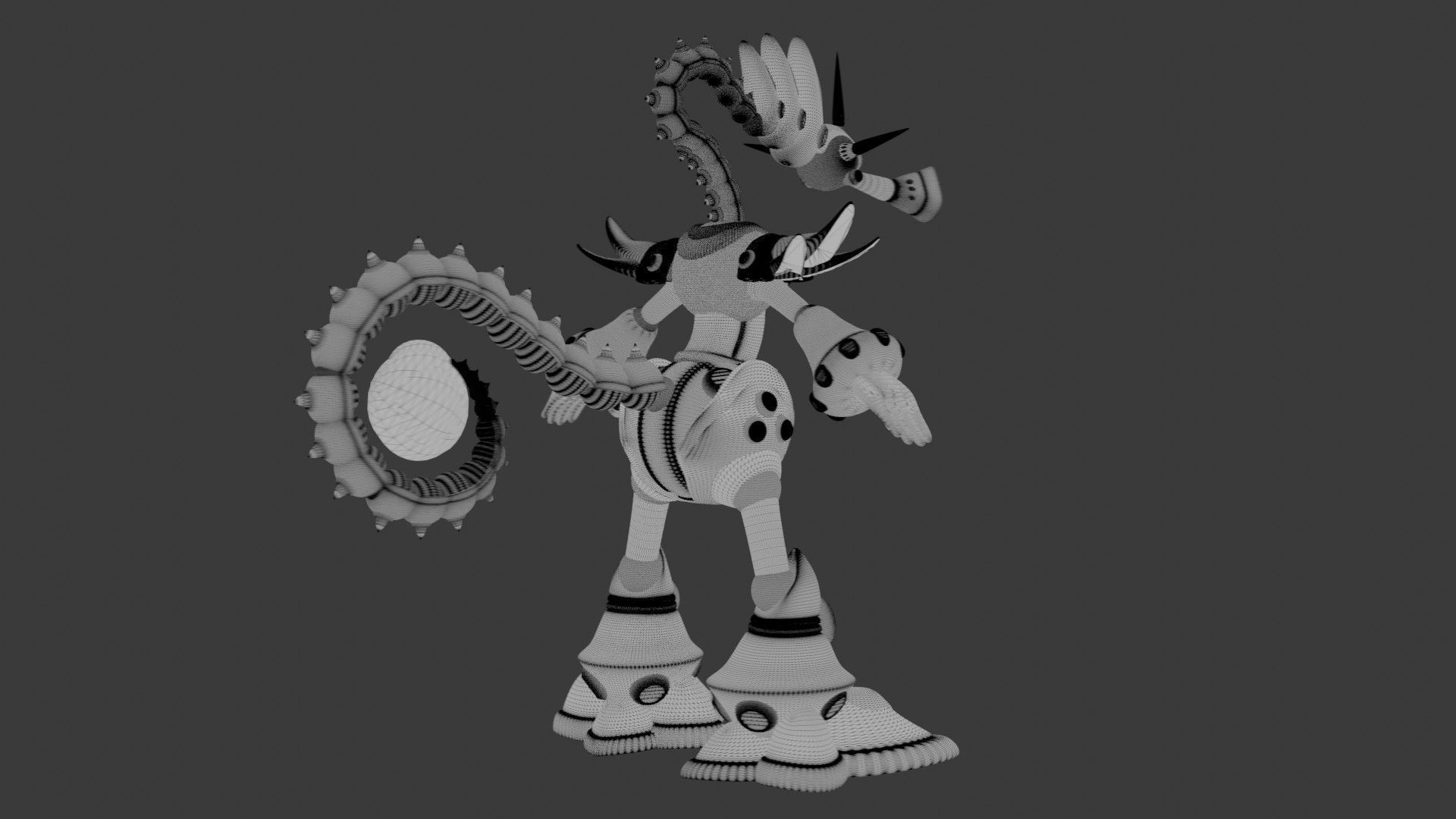 Toxic Seahorse 3D print model_13