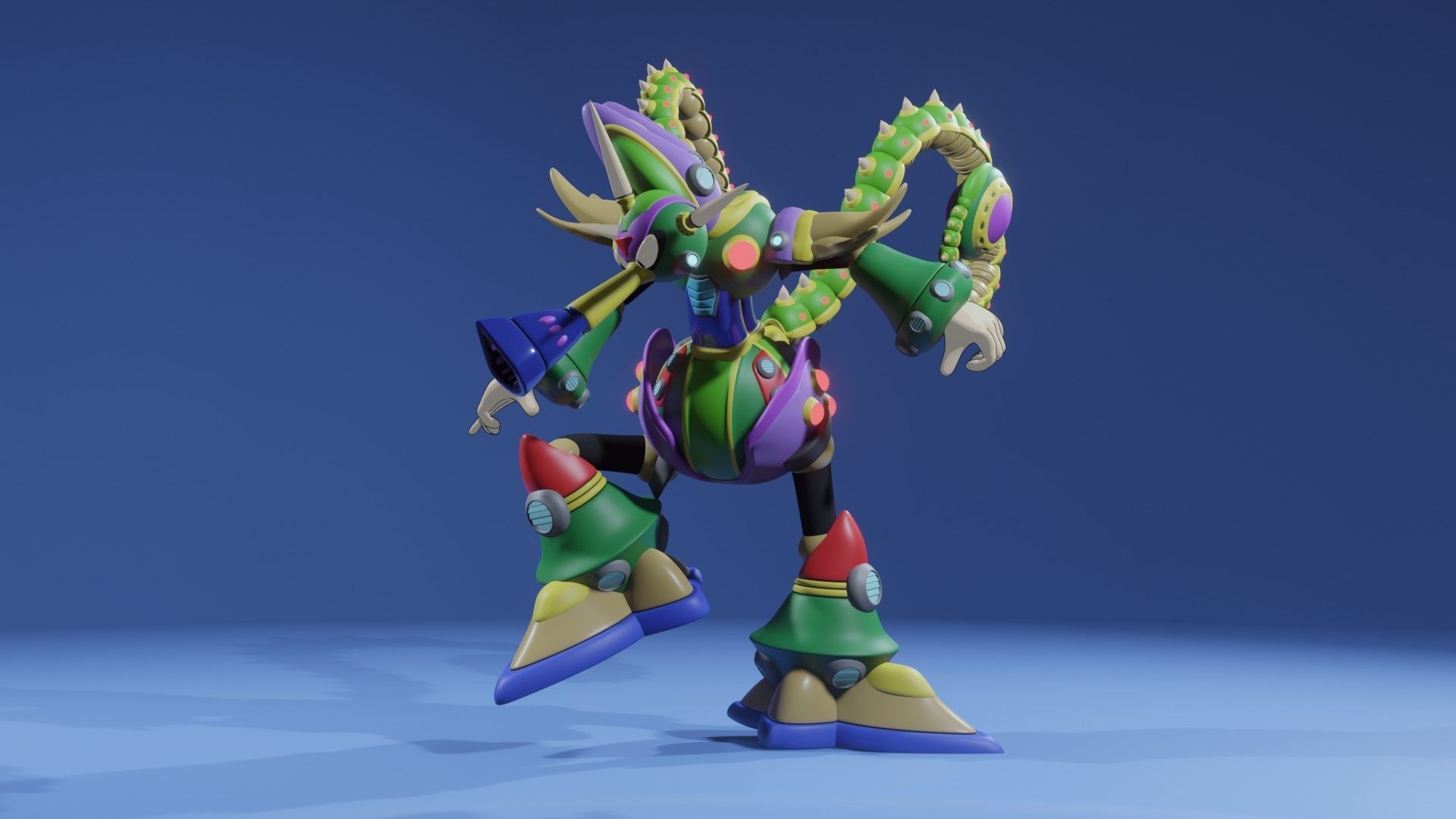 Toxic Seahorse 3D print model_2