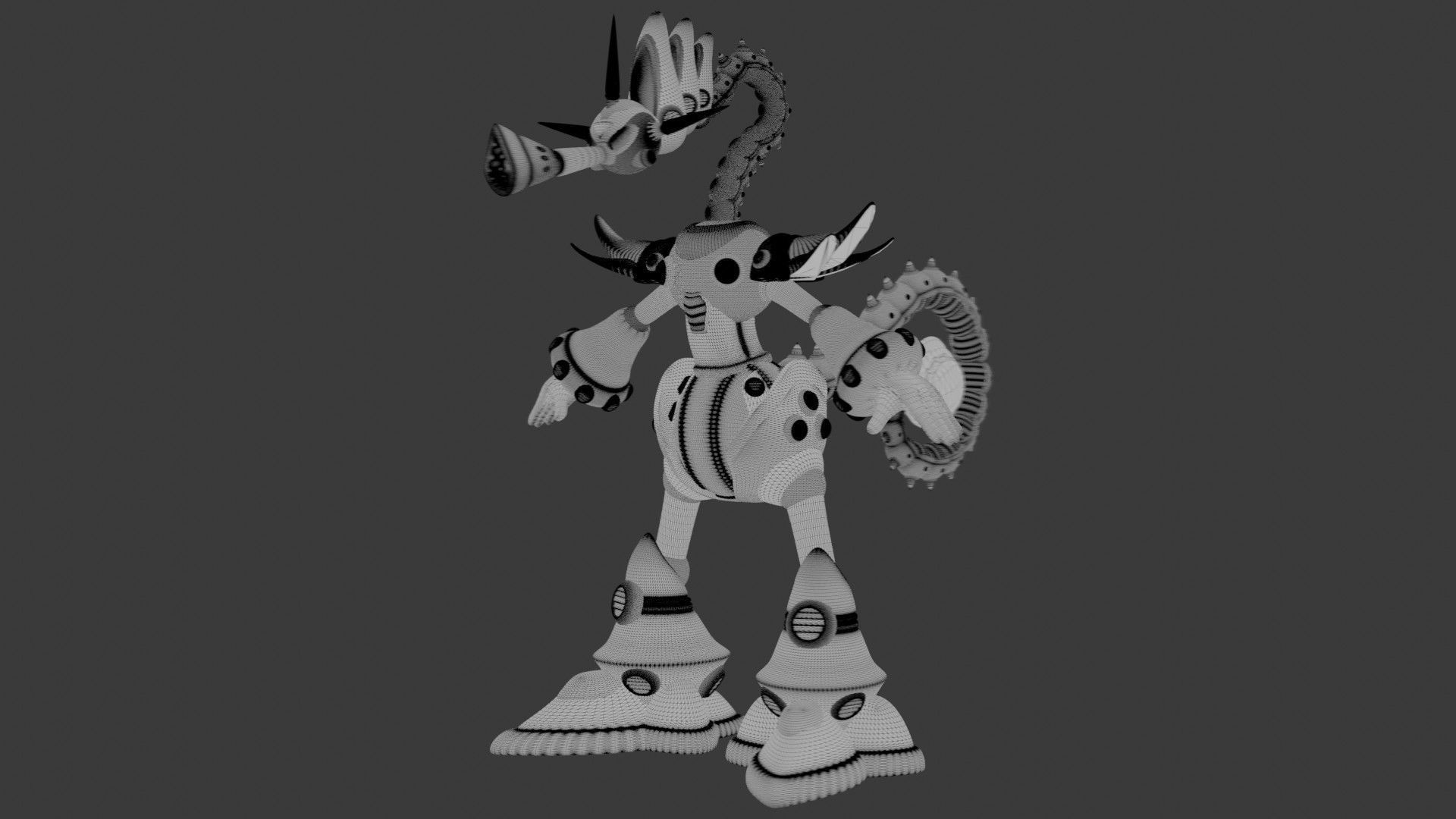 Toxic Seahorse 3D print model_12