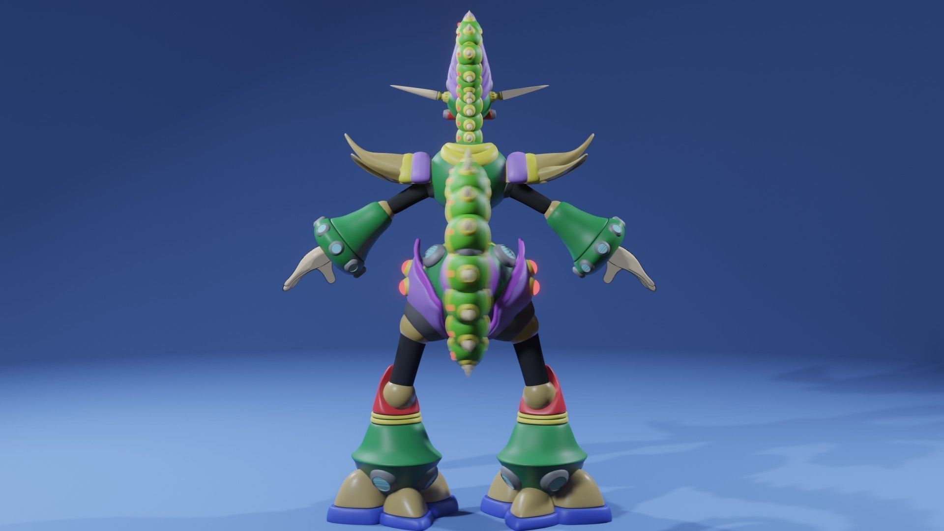 Toxic Seahorse 3D print model_7