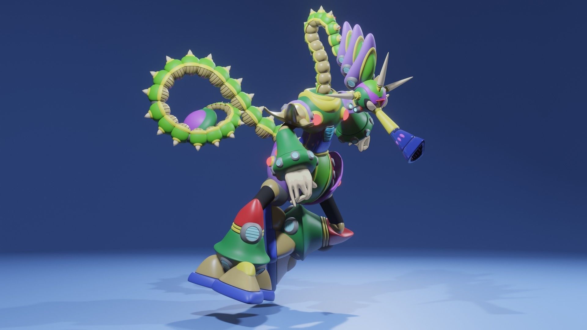 Toxic Seahorse 3D print model_4