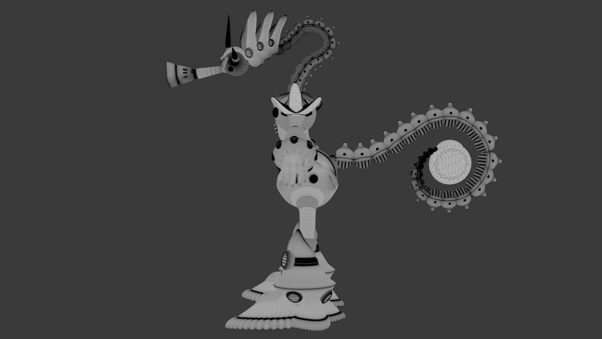 Toxic Seahorse 3D print model_10