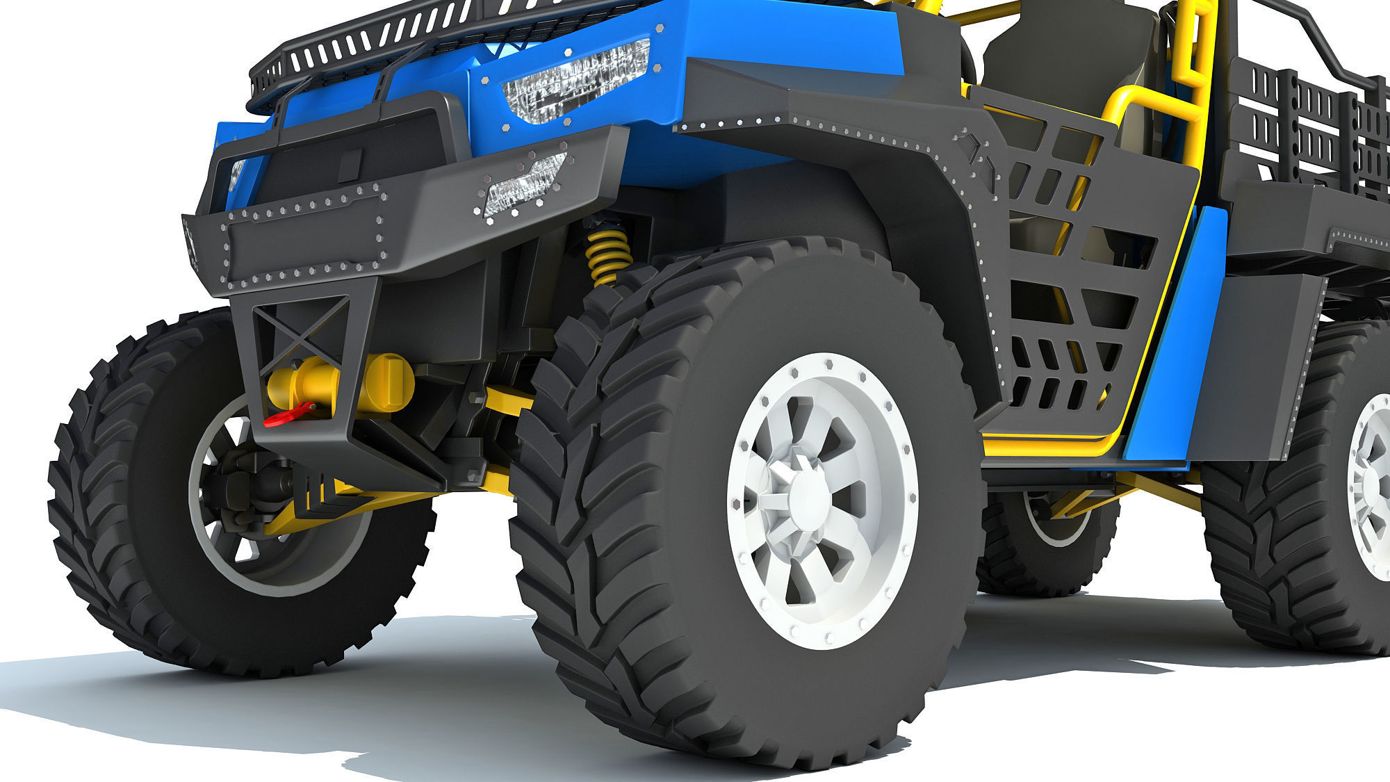 UTV Utility Terrain Vehicle 3D model_10