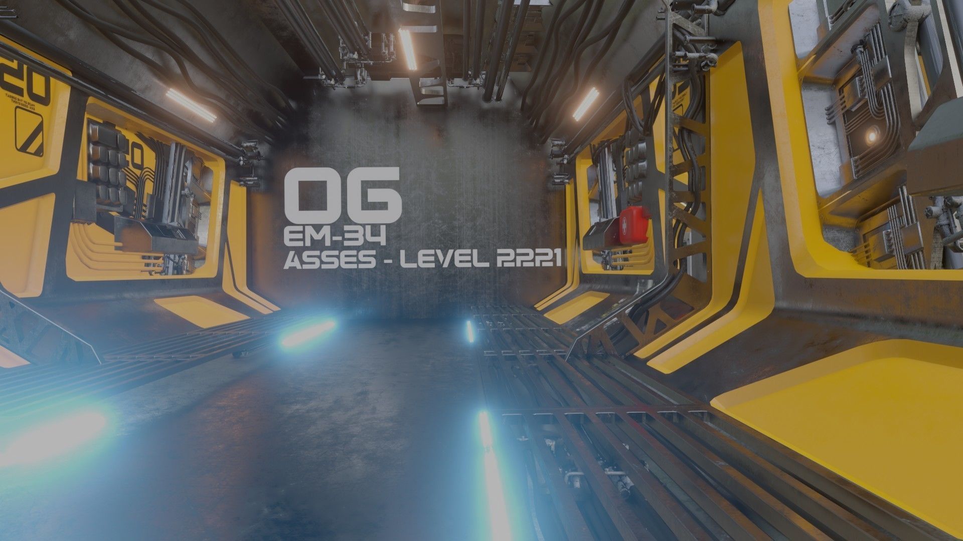 scifi corrido made with blender 3D model_8